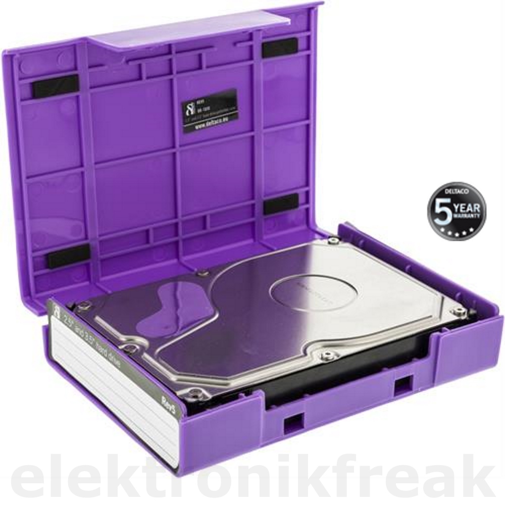 DELTACO h&aring;rddiskfodral skyddsfodral