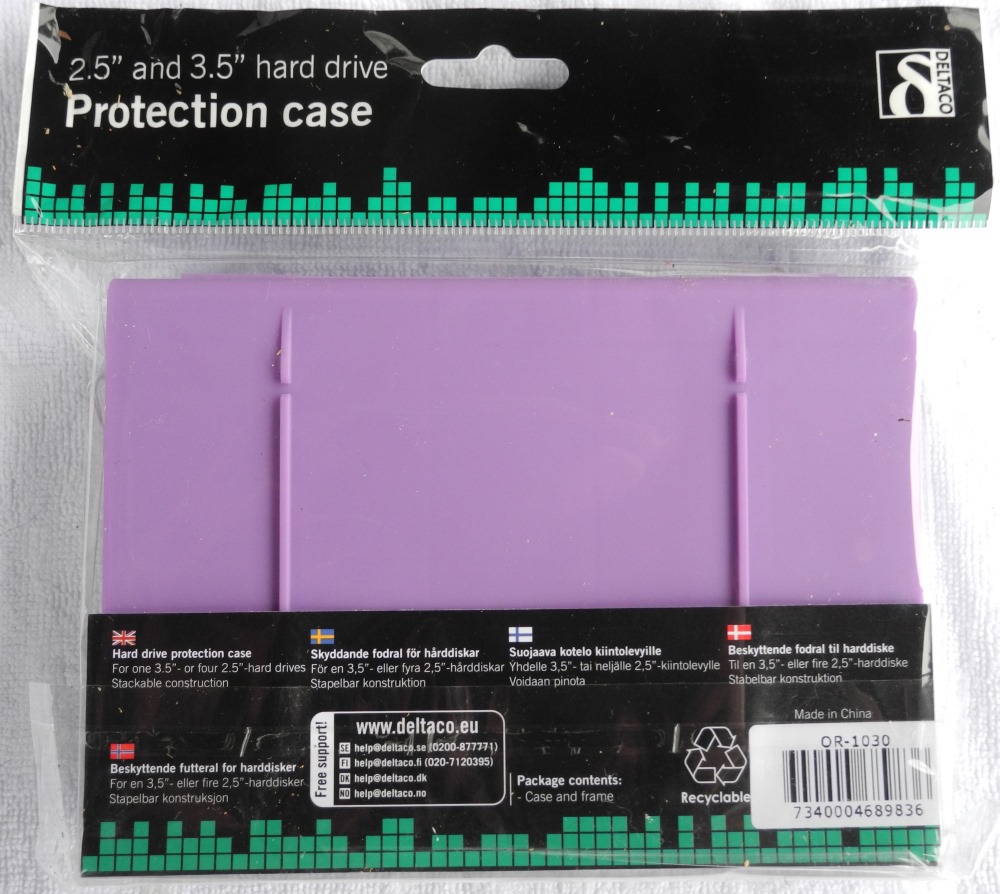 DELTACO h&aring;rddiskfodral skyddsfodral